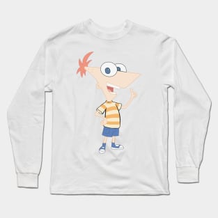 Cartoon Genius Boy Long Sleeve T-Shirt